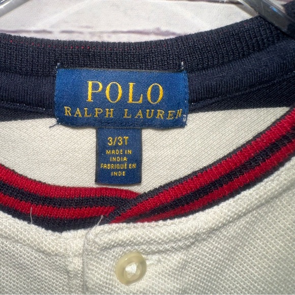 Polo Ralph Lauren Striped Long Sleeve Shirt Size 3t - Picture 2 of 3
